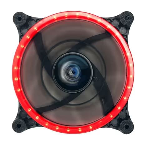 Apevia C 120mm Black/Red Red LED 3-Pack image