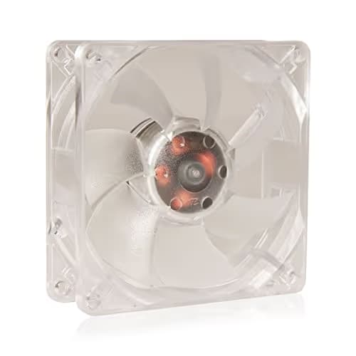 SilenX Effizio 80mm Clear Red LED 32 CFM main image
