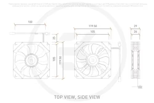 EK Quantum Impulse 120mm White PWM Addressable RGB 57.5 CFM 1-Pack image