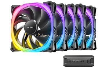 Antec Fusion 120mm Black PWM ARGB 5-Pack image