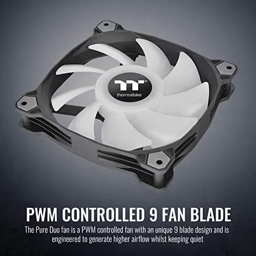 Thermaltake Pure Duo 140mm Black ARGB PWM 2-Pack image