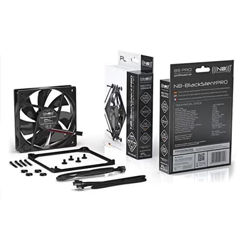 NoiseBlocker BlackSilentPro P-P 58.85 CFM 120mm Black PWM image