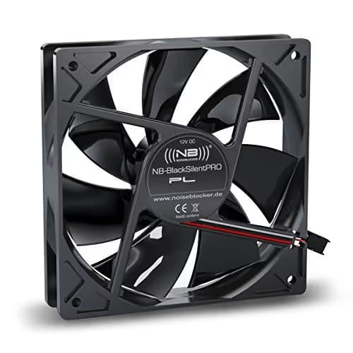 NoiseBlocker BlackSilentPro P-P 58.85 CFM 120mm Black PWM image