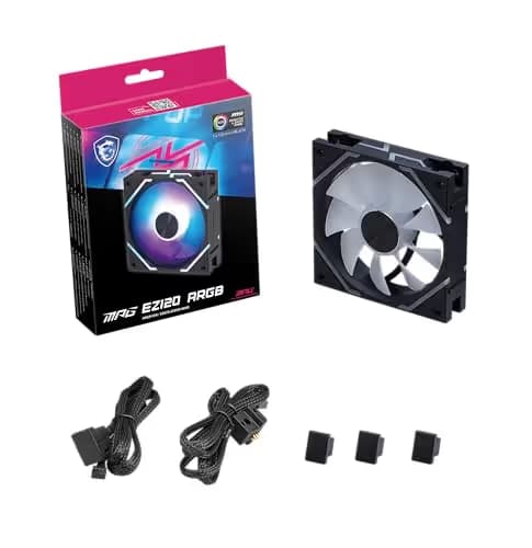 MSI MPG EZ120 120mm Black ARGB PWM 73.82 CFM image