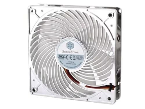 Silverstone Air Penetrator 120mm Clear Red LED 35.36 CFM 1-Pack main image