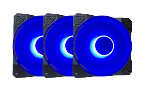 Apevia Cosmos 120mm Blue 56.67 CFM 3-Pack image