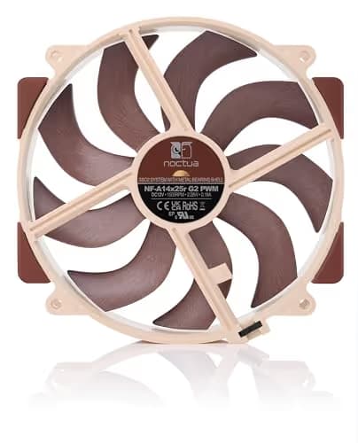 Noctua NF-A14x25r G2 140mm Brown PWM image