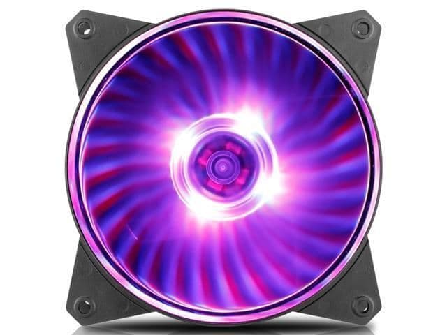 Cooler Master MasterFan MFL 120mm Black RGB 32.5 CFM 1-Pack main image