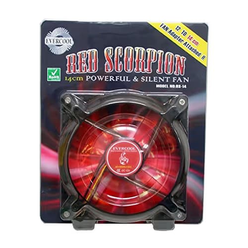 Evercool RSF-14 140mm Black / Red 1-Pack image