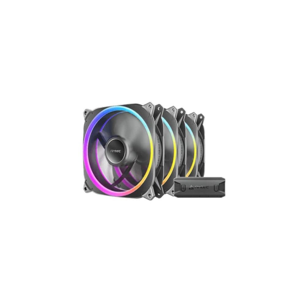 Antec Neo Prizm T3 140mm Black Addressable RGB PWM 3-Pack main image