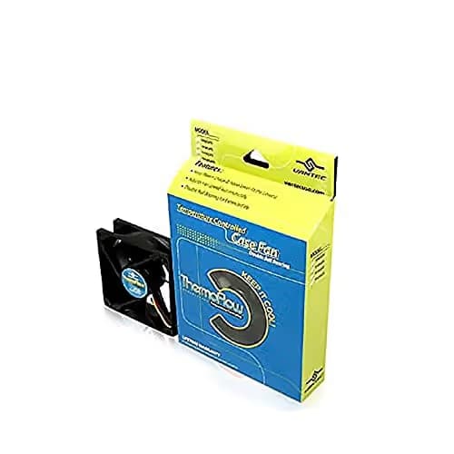 Vantec Thermoflow 80mm Black 41.6 CFM 1-Pack main image