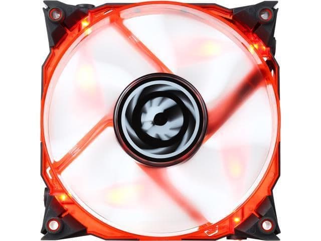 BitFenix Spectre Xtreme 120mm Black / Red Red LED 66 CFM image