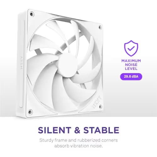 NZXT F140Q (2024) 140mm White PWM image