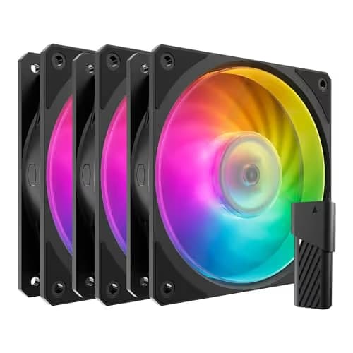 Cooler Master Mobius 120P 120mm Black PWM ARGB 3-Pack image