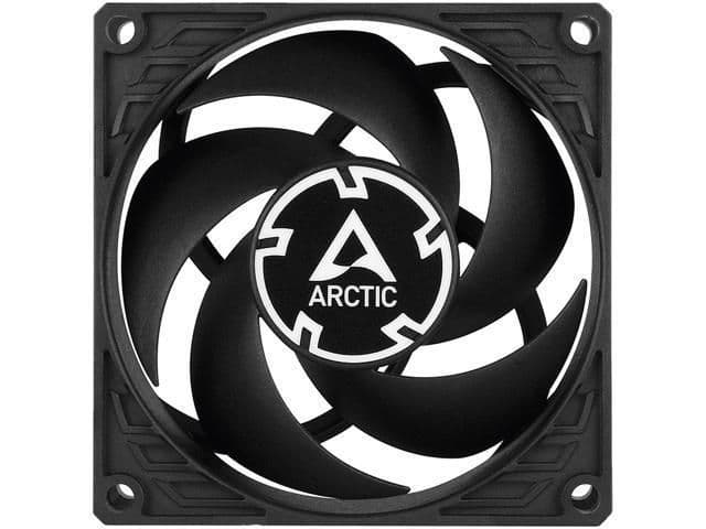 ARCTIC P8 80mm Black PWM 23.4 CFM main image