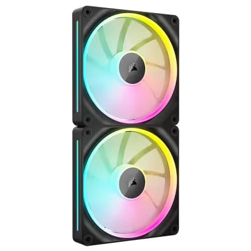 Corsair iCUE LINK LX140 140mm Black RGB PWM 84.7 CFM 2-Pack main image