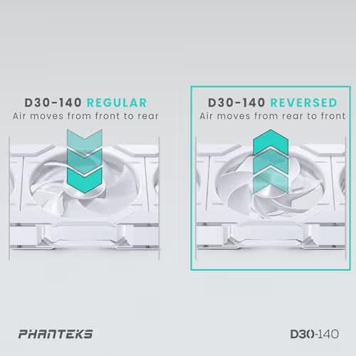 Phanteks PH-F140D30R 140mm White PWM ARGB 1-Pack image
