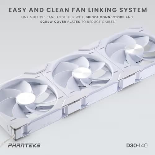 Phanteks PH-F140D30R 140mm White PWM ARGB 1-Pack image
