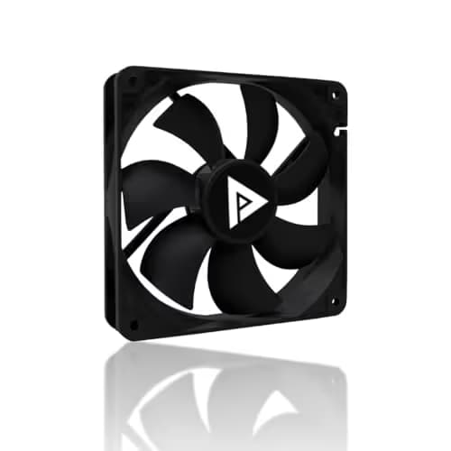 Apevia CF12S-BK 120mm Black 57.67 CFM 1-Pack main image