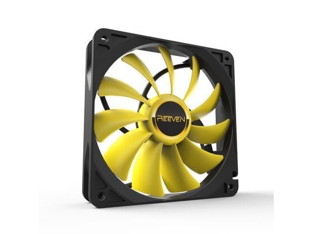 Reeven Coldwing 120mm Yellow / Black 43 CFM 1-Pack main image