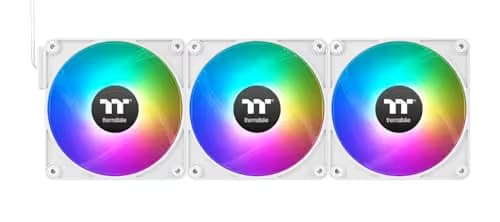 Thermaltake CT140 EX Reverse 140mm White ARGB Sync PWM 94.95 CFM 3-Pack image