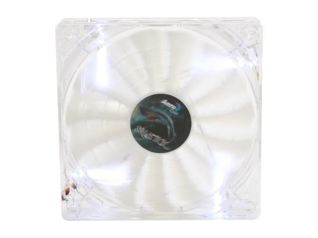 Aerocool Shark 120mm White 82.6 CFM White LED image