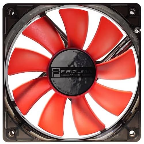 Prolimatech Vortex 120mm Red 72.67 CFM Red LED main image