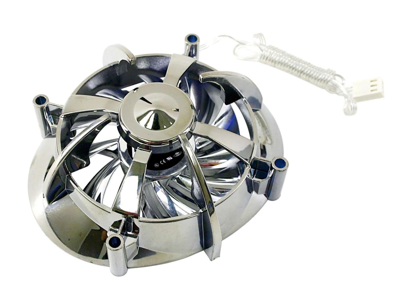 Aerocool Centaurus I 80mm Silver 26.8 CFM Blue LED 1-Pack main image