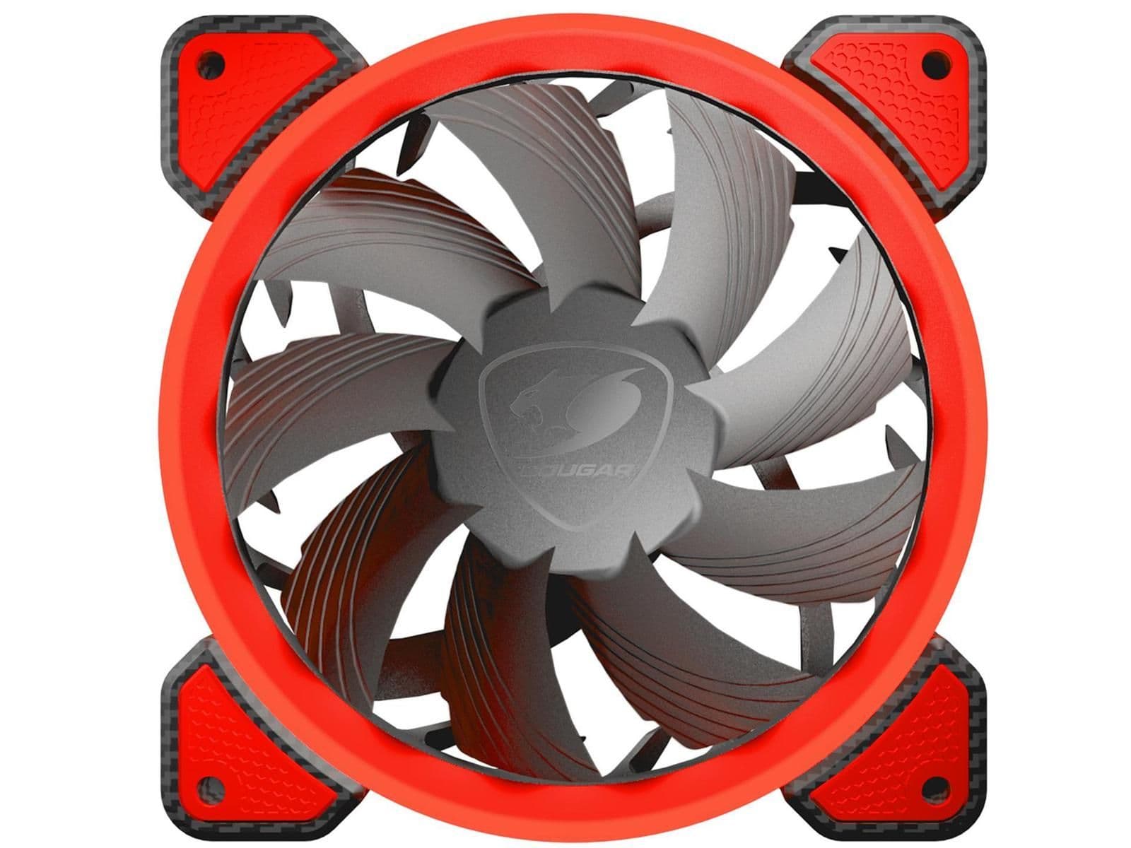 Cougar Vortex 120mm Black / Red Red LED 36.72 CFM 1-Pack image