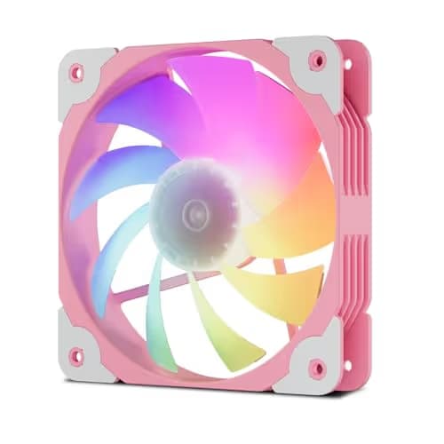 Vetroo SA-140 140mm Pink PWM Addressable RGB 69.29 CFM 1-Pack image