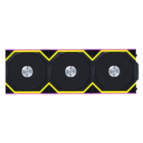Lian Li UNI FAN SL Wireless 120 Reverse Blade 120mm Black Addressable RGB PWM 64 CFM 3-Pack main image