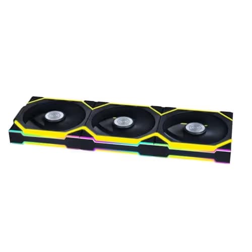 Lian Li UNI FAN SL 120mm Black PWM Addressable RGB Wireless 3-Pack main image