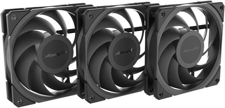 Alpenföhn JetStream 120mm Black PWM 55.326 CFM 3-Pack image