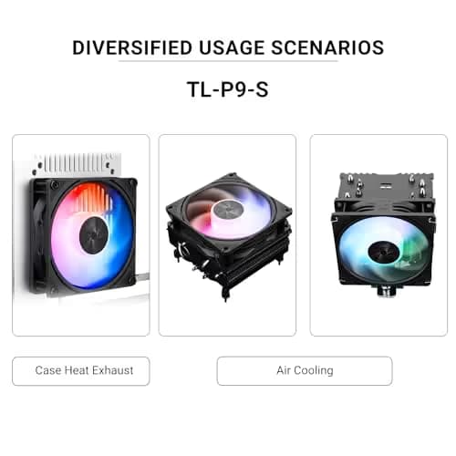 Thermalright TL-P9-S 92mm Black PWM Addressable RGB 32.77 CFM image