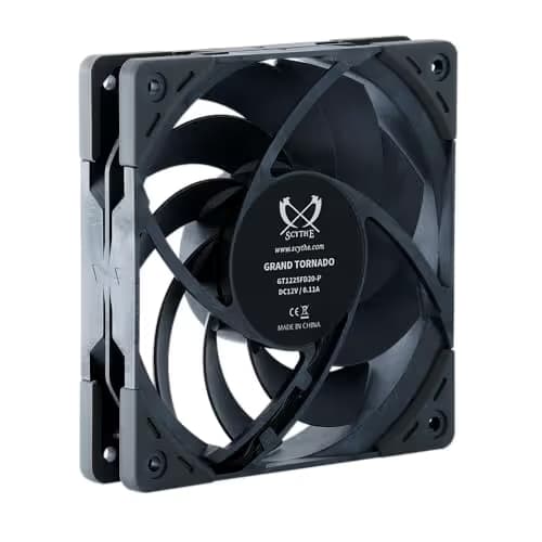 Scythe Grand Tornado 120mm Black PWM 63.25 CFM 1-Pack image