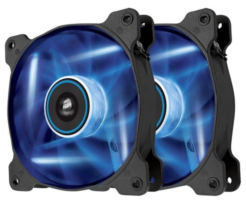 Corsair SP120 120mm Black / Blue Blue LED 2-Pack image