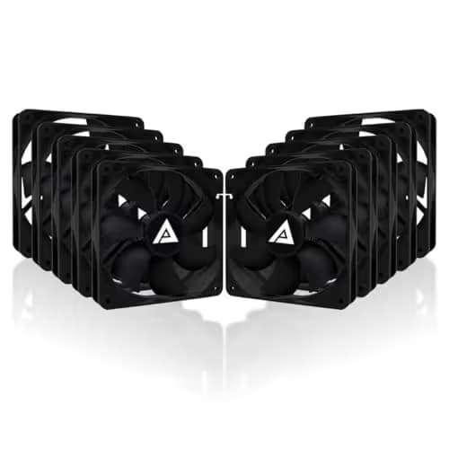 Apevia 12S 120mm Black 57.67 CFM 10-Pack main image