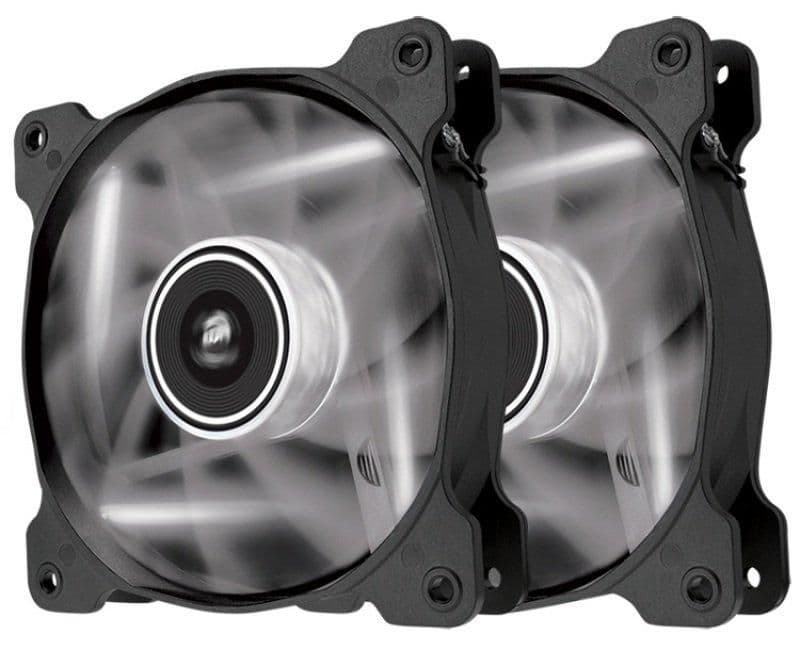 Corsair SP120 120mm Black/White White LED 2-Pack main image