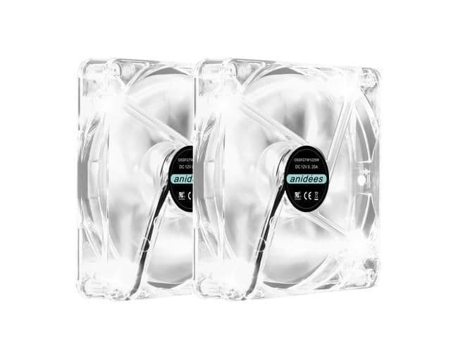 Anidees AI-FAN 140mm Clear White LED 2-Pack main image