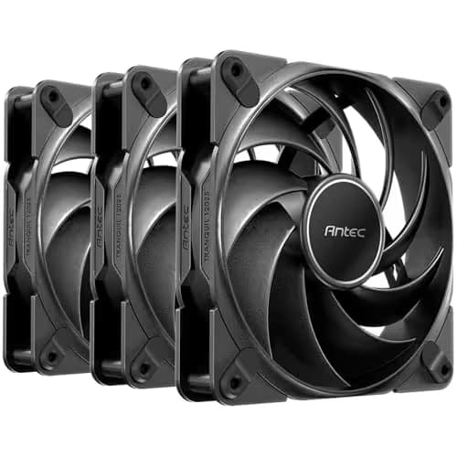 Antec Tranquil 120mm Black 59.23 CFM PWM 3-Pack main image