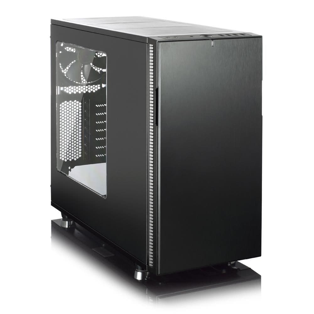 Fractal Design Define R5 Blackout Edition ATX Mid Tower Black Acrylic Side Panel image