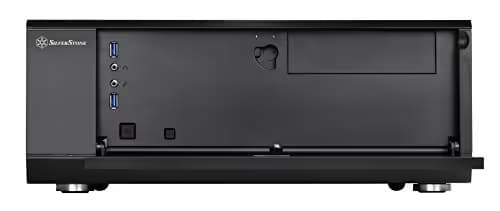Silverstone GD10B HTPC Black with USB 3.2 Gen 1 Type-A Front Panel image