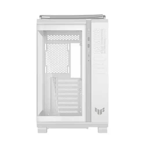 Asus TUF Gaming GT502 Horizon ATX Mid Tower White with Tempered Glass Side Panel image
