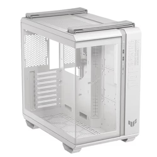 Asus TUF Gaming GT502 Horizon ATX Mid Tower White with Tempered Glass Side Panel image