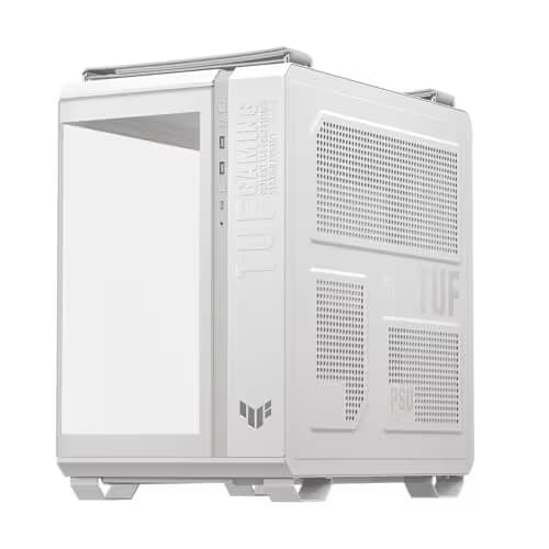 Asus TUF Gaming GT502 Horizon ATX Mid Tower White with Tempered Glass Side Panel image