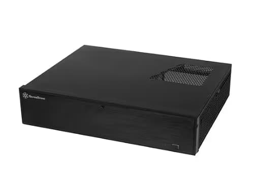Silverstone ML04B HTPC Black with USB 3.2 Gen 1 Type-A image