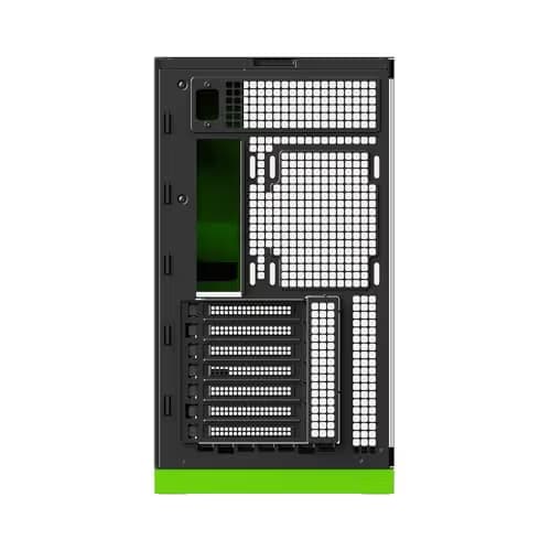 Geometric Future Model 5 ATX Mid Tower Black / Green Tempered Glass Side Panel image