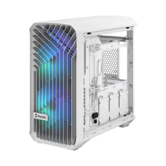 Fractal Design Torrent Compact RGB ATX Mid Tower White Tempered Glass Side Panel image