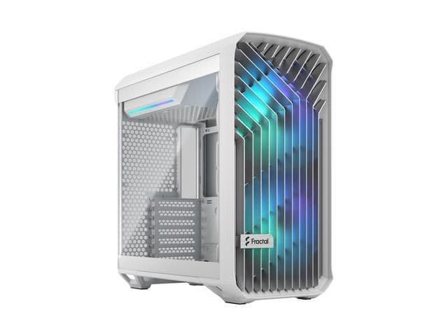 Fractal Design Torrent Compact RGB ATX Mid Tower White Tempered Glass Side Panel image