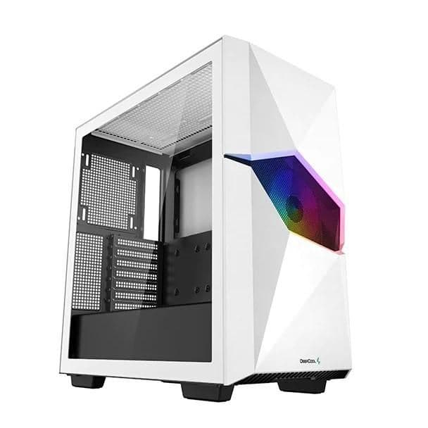 Deepcool CYCLOPS ATX Mid Tower White Tempered Glass main image